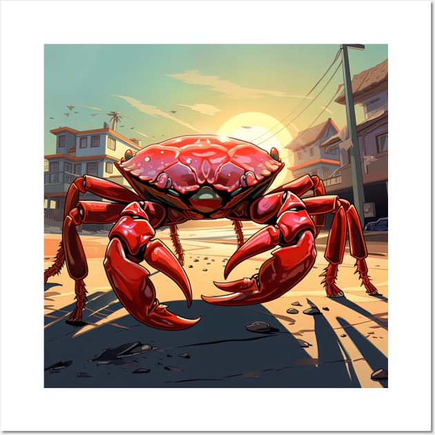 Crab Wall Art by ComicsFactory